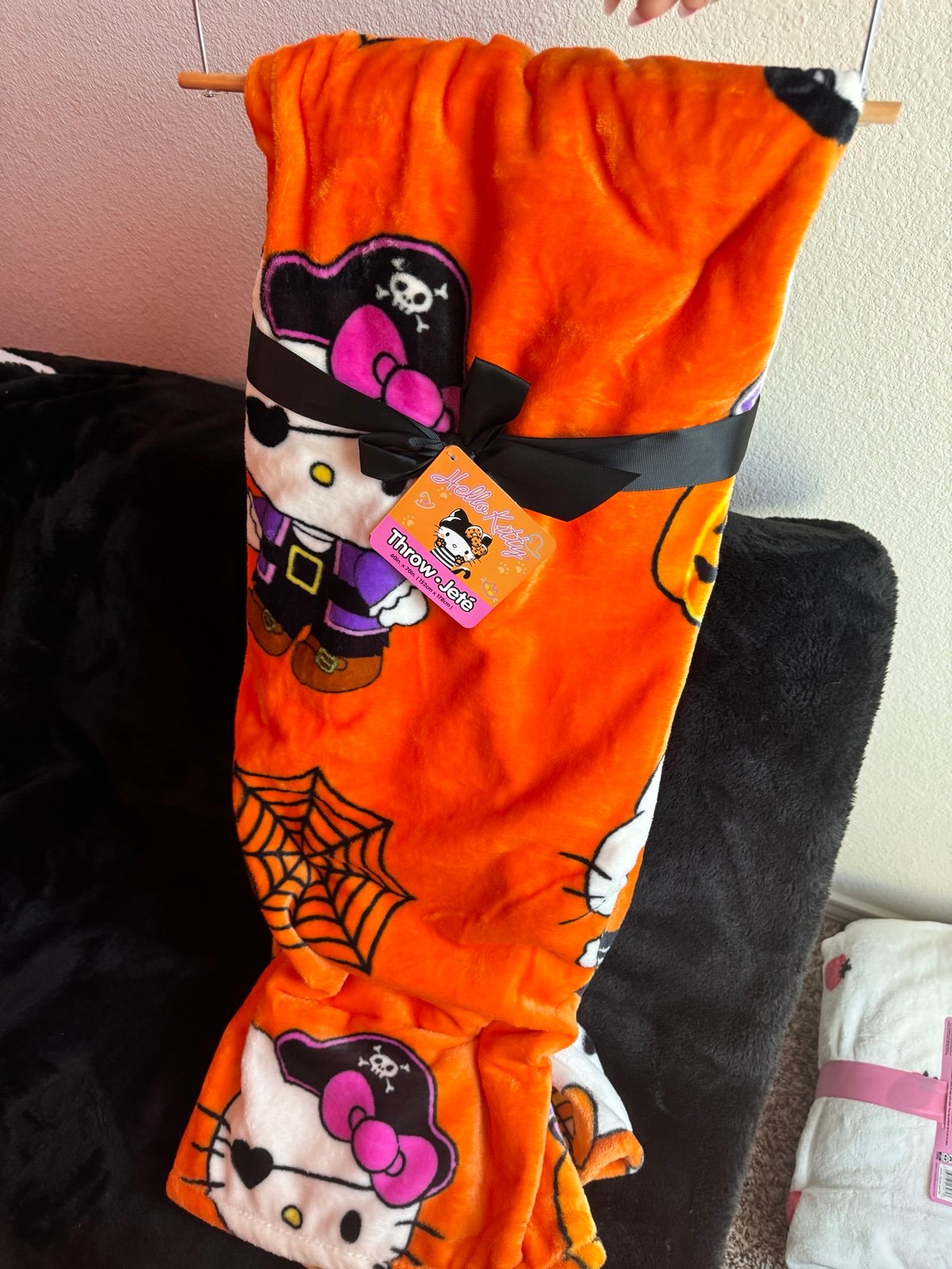 Hello Kitty halloween pirate blanket