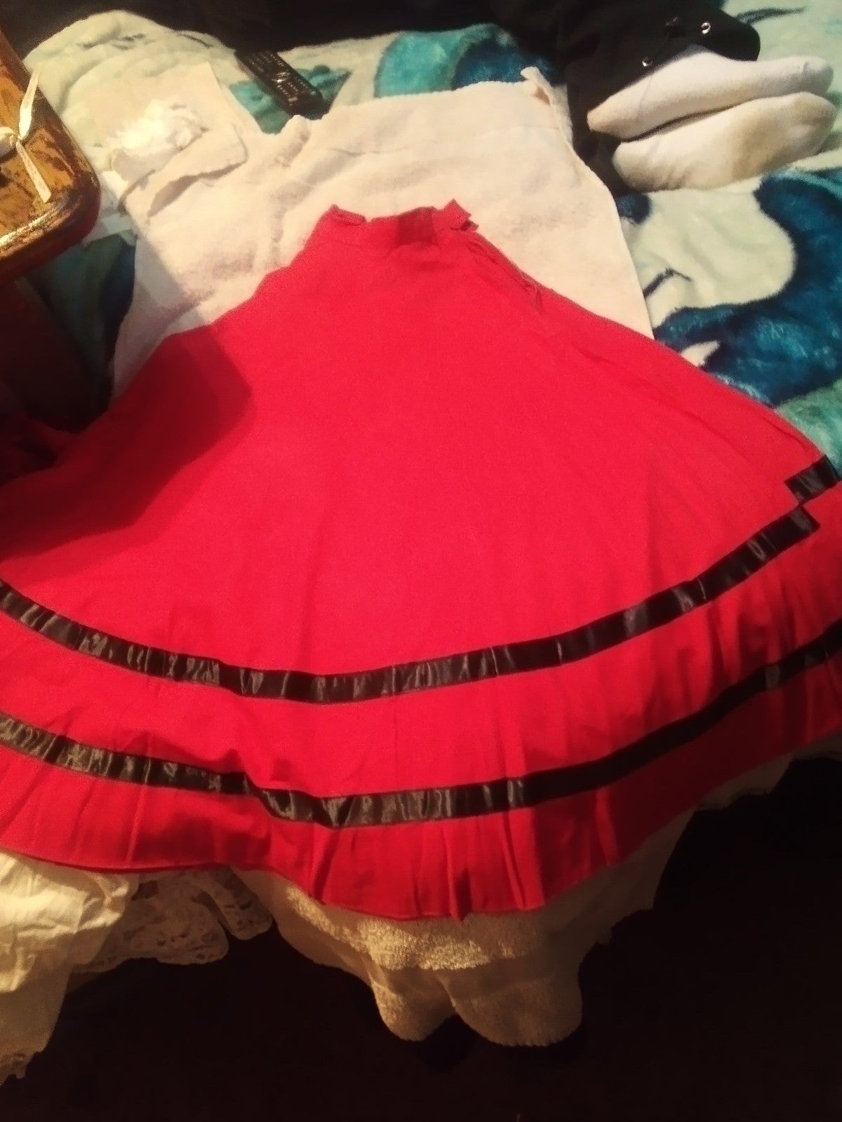 1920s Spanish flemenco skirt