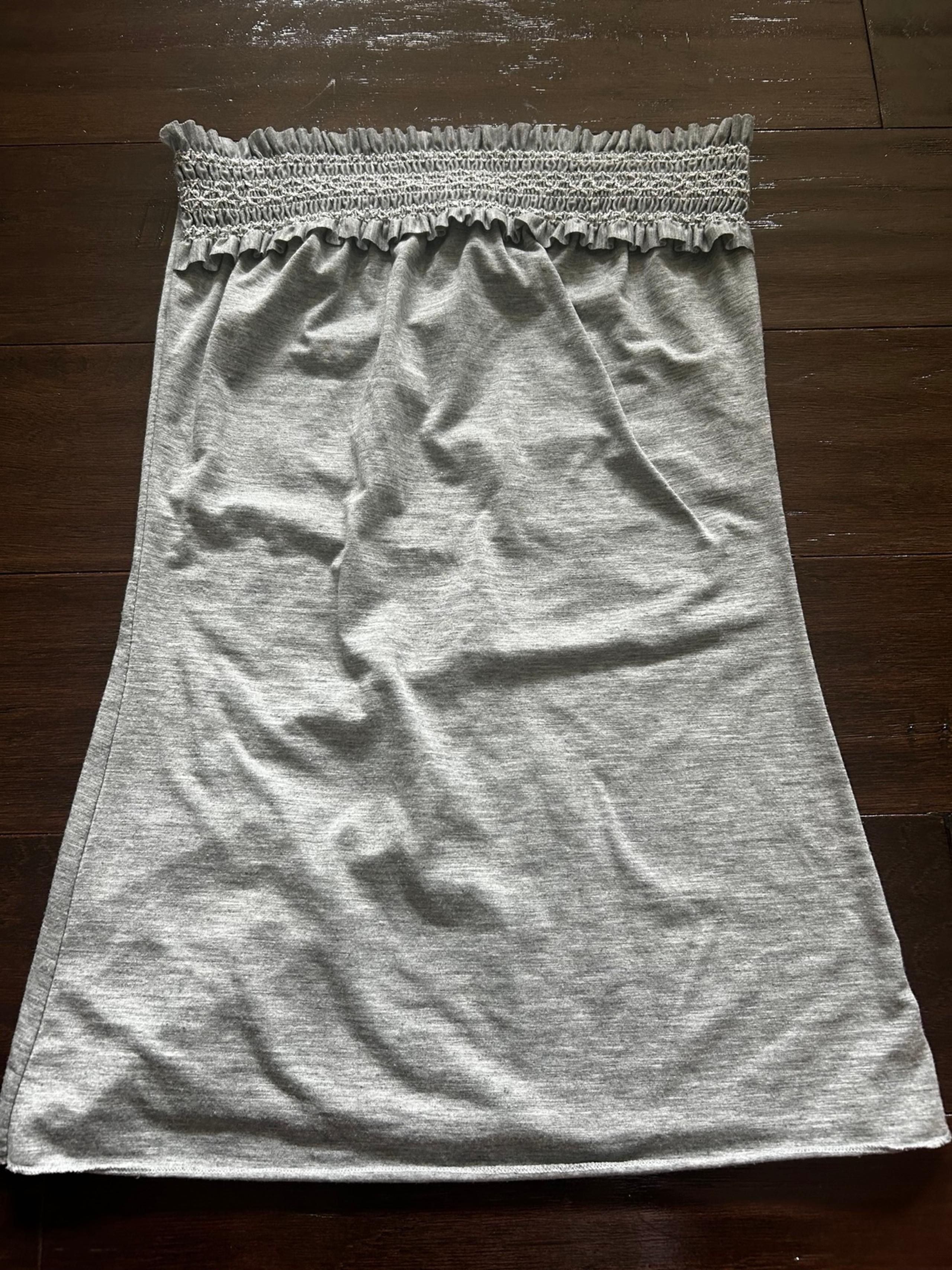 Y2k Four Stars Gray Tube Top