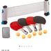 Ping pong paddle set with retractable net