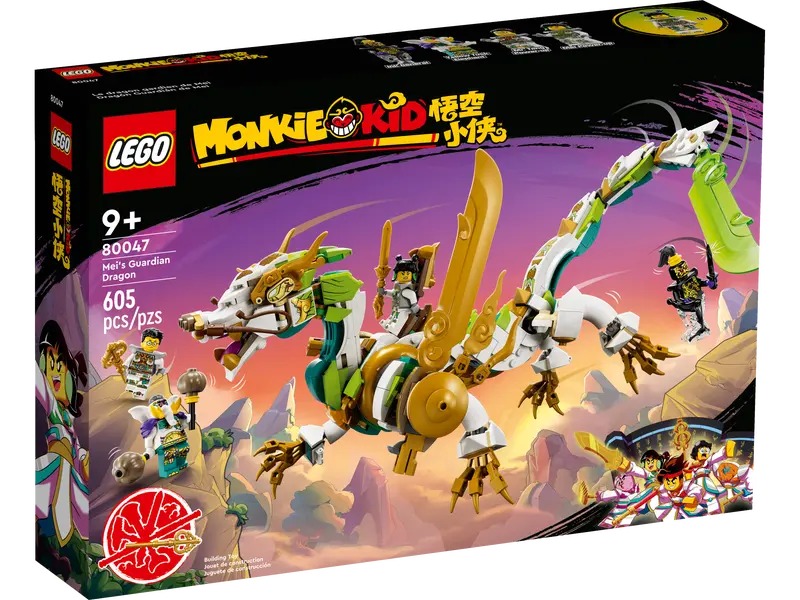 LEGO Mei's Guardian Dragon 80047, 605 Pieces