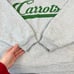 Women's Anwar Carrots Vintage Style Light Gray 'Carrots' Pullover Hoodie (Sz M)