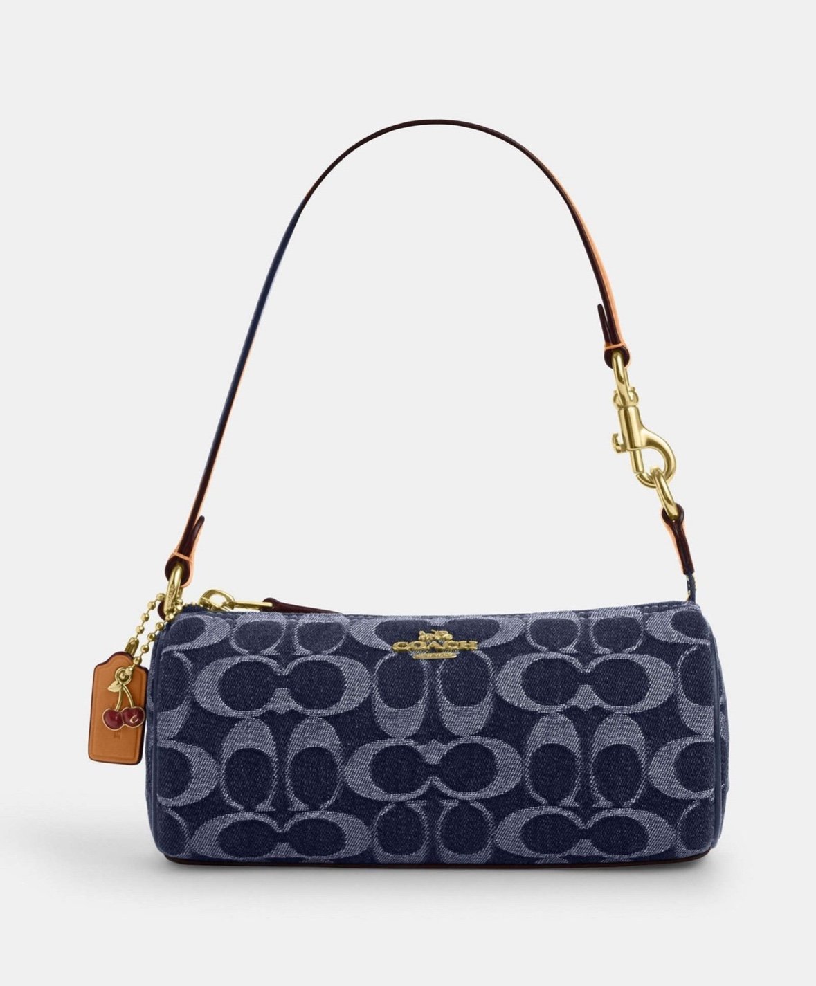 Coach Nolita Barrel Bag In Signature Denim