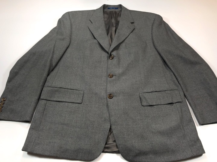 Chaps Ralph Lauren 44R Men's Gray Lambsw