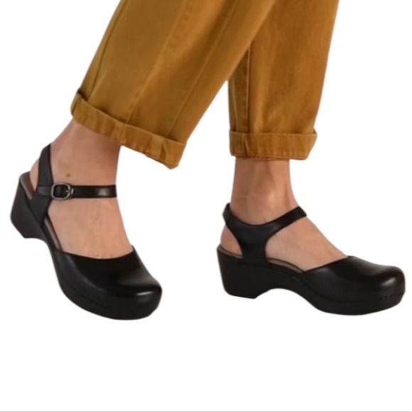 DANSKO Sam Black Soft Full Grain Leather Mary Janes NWT