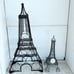 Eiffel Tower Wrought Iron Wine Rack & Seth Thomas Eiffel Tower Shaped Clock