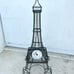 Eiffel Tower Wrought Iron Wine Rack & Seth Thomas Eiffel Tower Shaped Clock