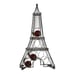 Eiffel Tower Wrought Iron Wine Rack & Seth Thomas Eiffel Tower Shaped Clock