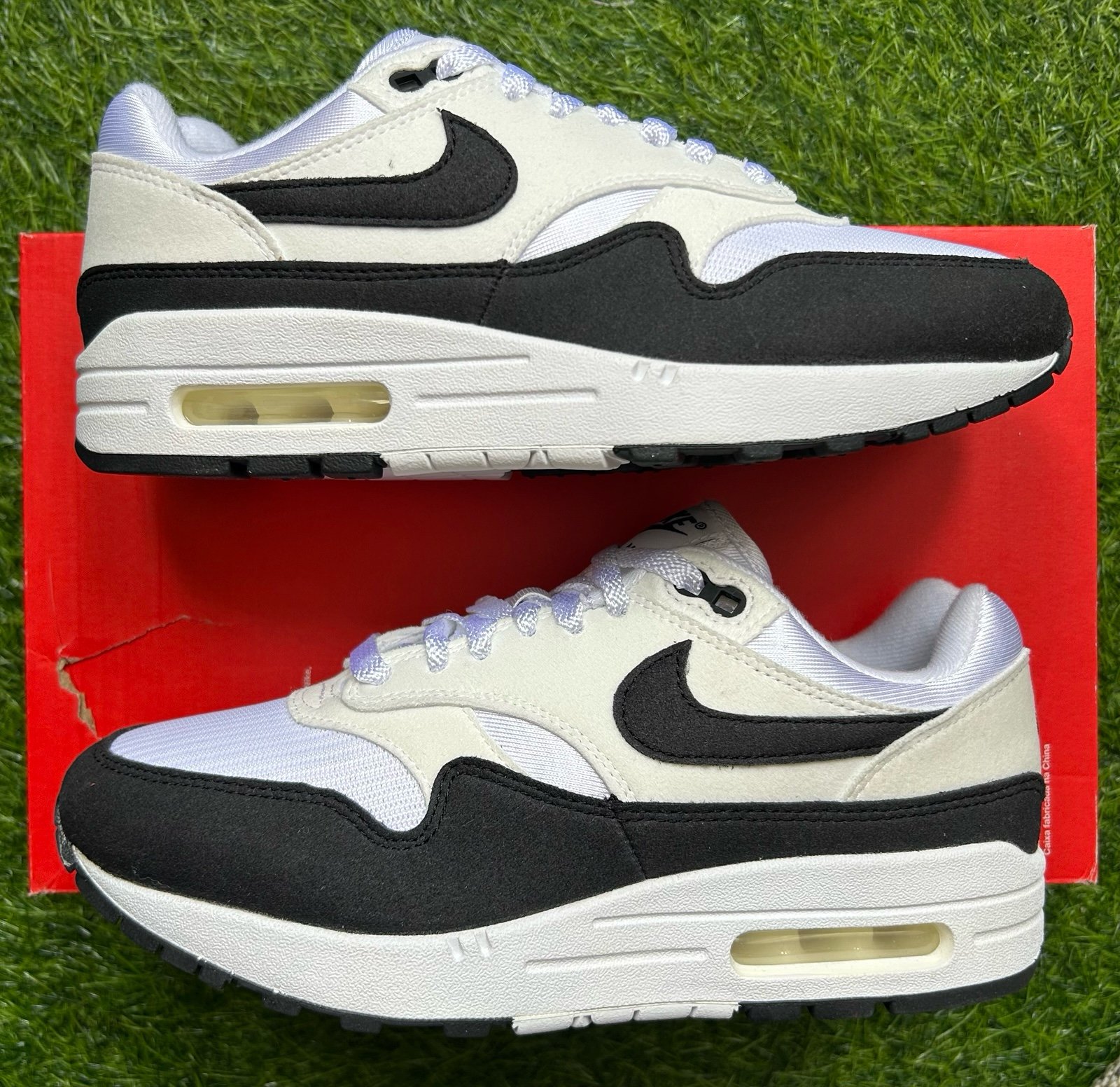 NEW Nike Air Max 1 Black White Women’s Size 8.5