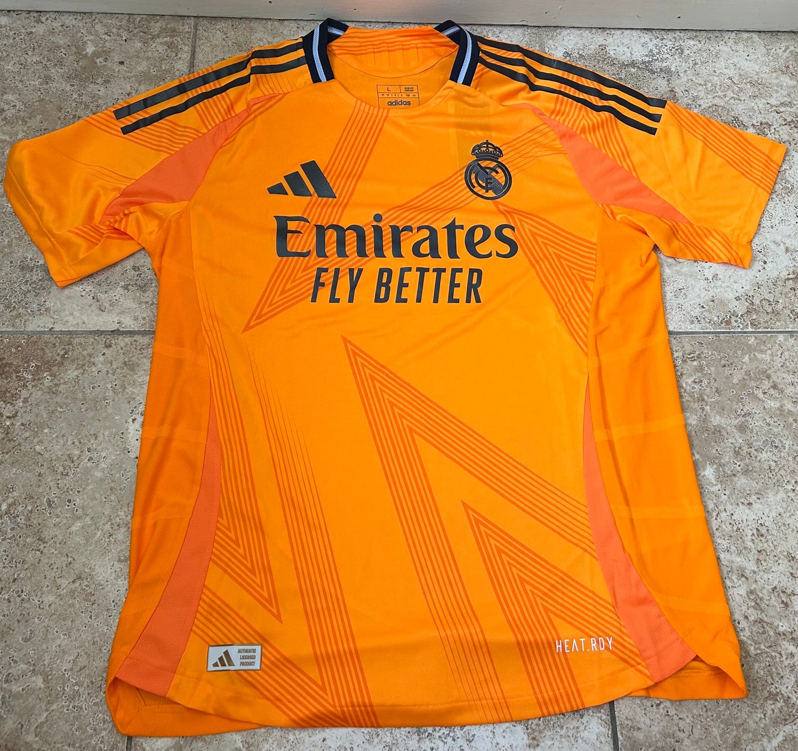 Adidas Real Madrid 2024/25 Authentic Away Jersey Kit | Size Large | IZ1642