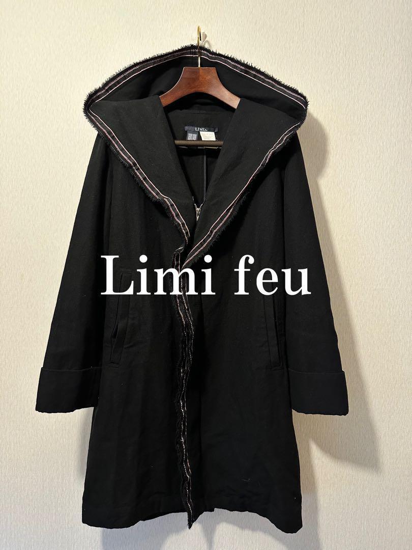 ## Limi Feu Yohji Yamamoto Hooded Wool Coat