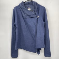 PATAGONIA Womens Jersey Cross Over One Button Cardigan Jacket Sweater M