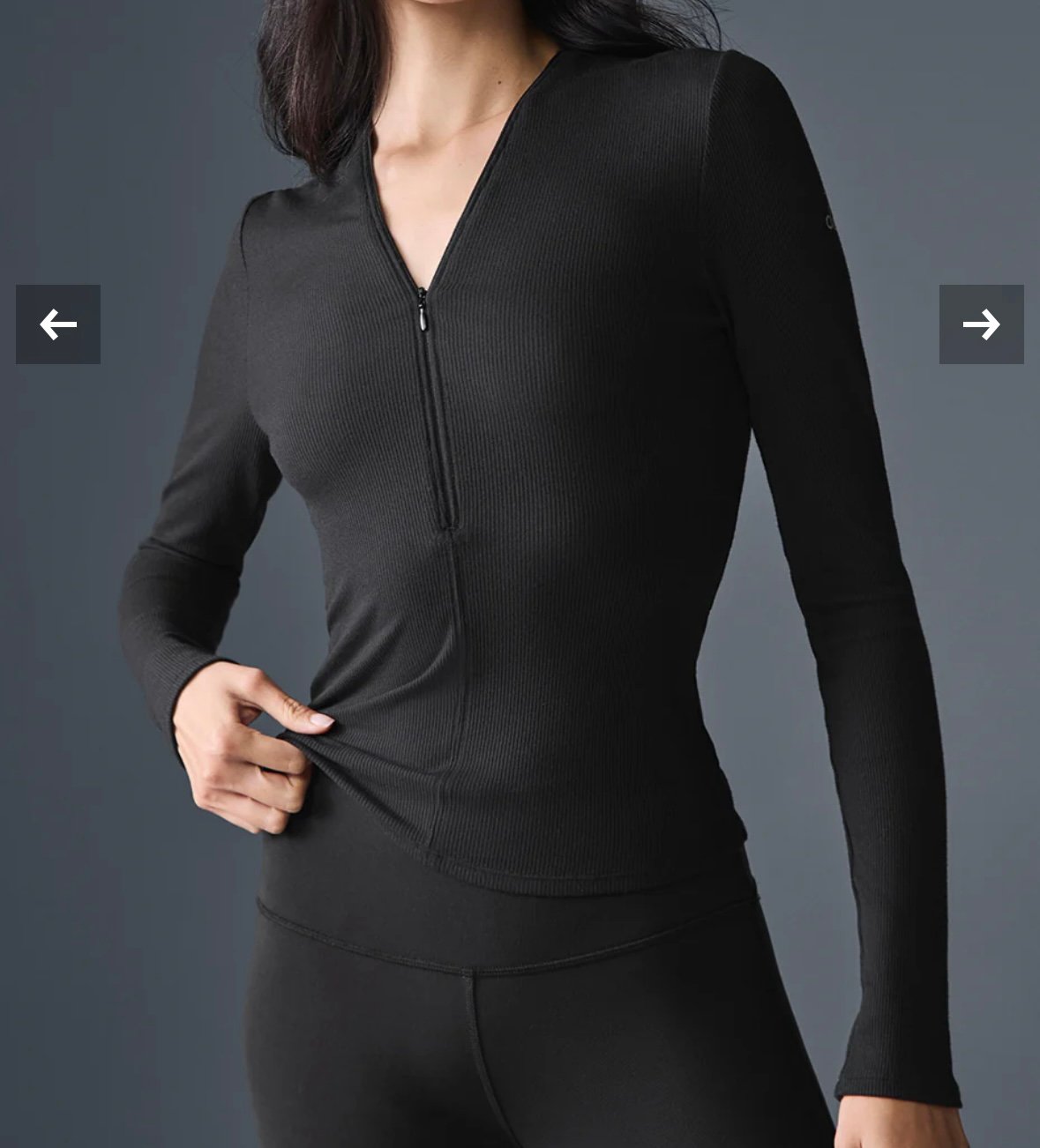 Alo ribbed mesmerize long sleeve