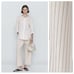NWT. Massimo Dutti Raw 100% Linen Striped Pleated Trousers. Size 8/EUR 40.