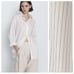 NWT. Massimo Dutti Raw 100% Linen Striped Pleated Trousers. Size 8/EUR 40.