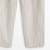NWT. Massimo Dutti Raw 100% Linen Striped Pleated Trousers. Size 8/EUR 40.