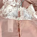 HAH Hot As Hell Queen 4 A Day Rose Pink Lace Long Sleeve Bodysuit women’s Small