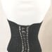 Black Halter, Cropped,Lace, Lightweight, Handmade, Crochet