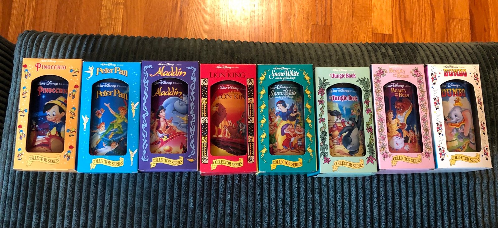 Disney Vintage Burger King Cups Complete Set