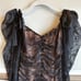 For love and lemons beverly coquette lace black mini dress