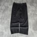 Vintage Y2K Made In Italy Black Essential Baggy Grunge Opium Dress Pants