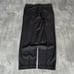 Vintage Y2K Made In Italy Black Essential Baggy Grunge Opium Dress Pants