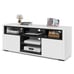 LED TV Stand Cabinet for 60 inch High Gloss Media Console with Open Shelves