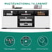 LED TV Stand Cabinet for 60 inch High Gloss Media Console with Open Shelves