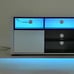 LED TV Stand Cabinet for 60 inch High Gloss Media Console with Open Shelves