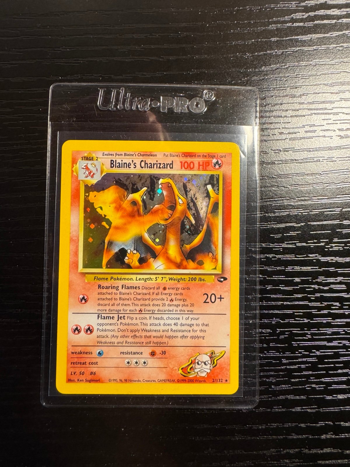 Blaine’s Charizard from pokemon Gym challenge from 2000