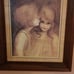 Margaret Kane A Little Kiss First Kiss Print Signed Framed 20 X 17