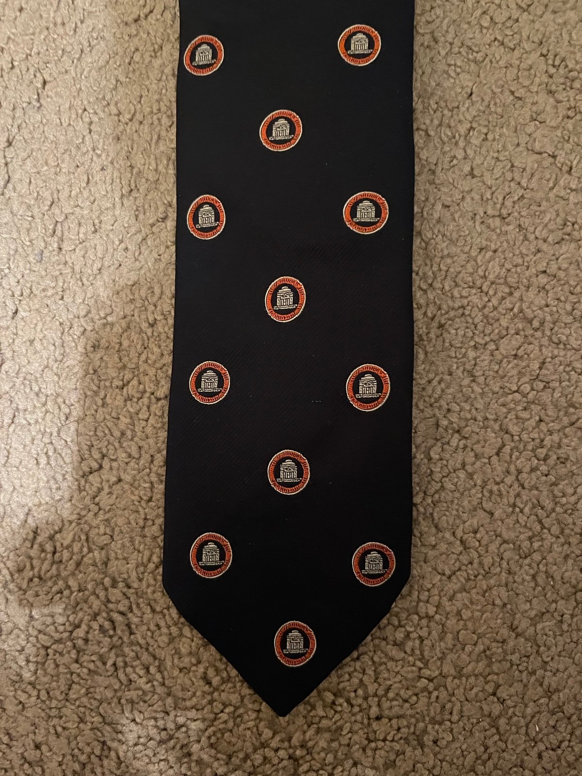 UVA Cavaliers made in England Tie / Necktie Silm Preppy