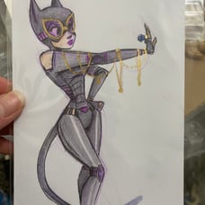 Catwoman Original Drawing