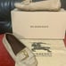 Burberry - Beige Suede Driving Mocassin Slip-On Loafer Shoes - 35
