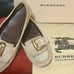 Burberry - Beige Suede Driving Mocassin Slip-On Loafer Shoes - 35