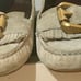Burberry - Beige Suede Driving Mocassin Slip-On Loafer Shoes - 35
