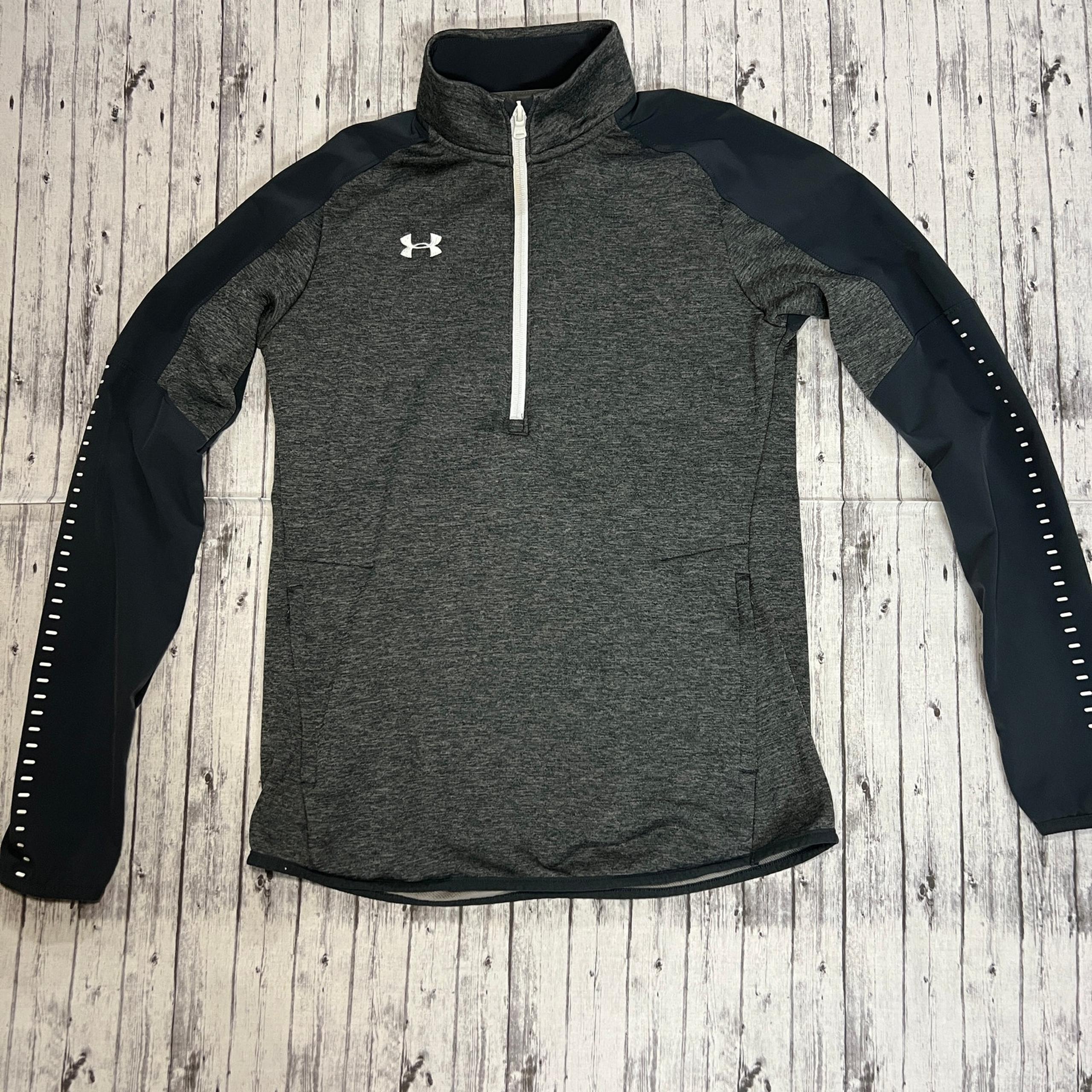 Under Armour Loose Small Women's 1/2 Zip Long Sleeve Mock Neck