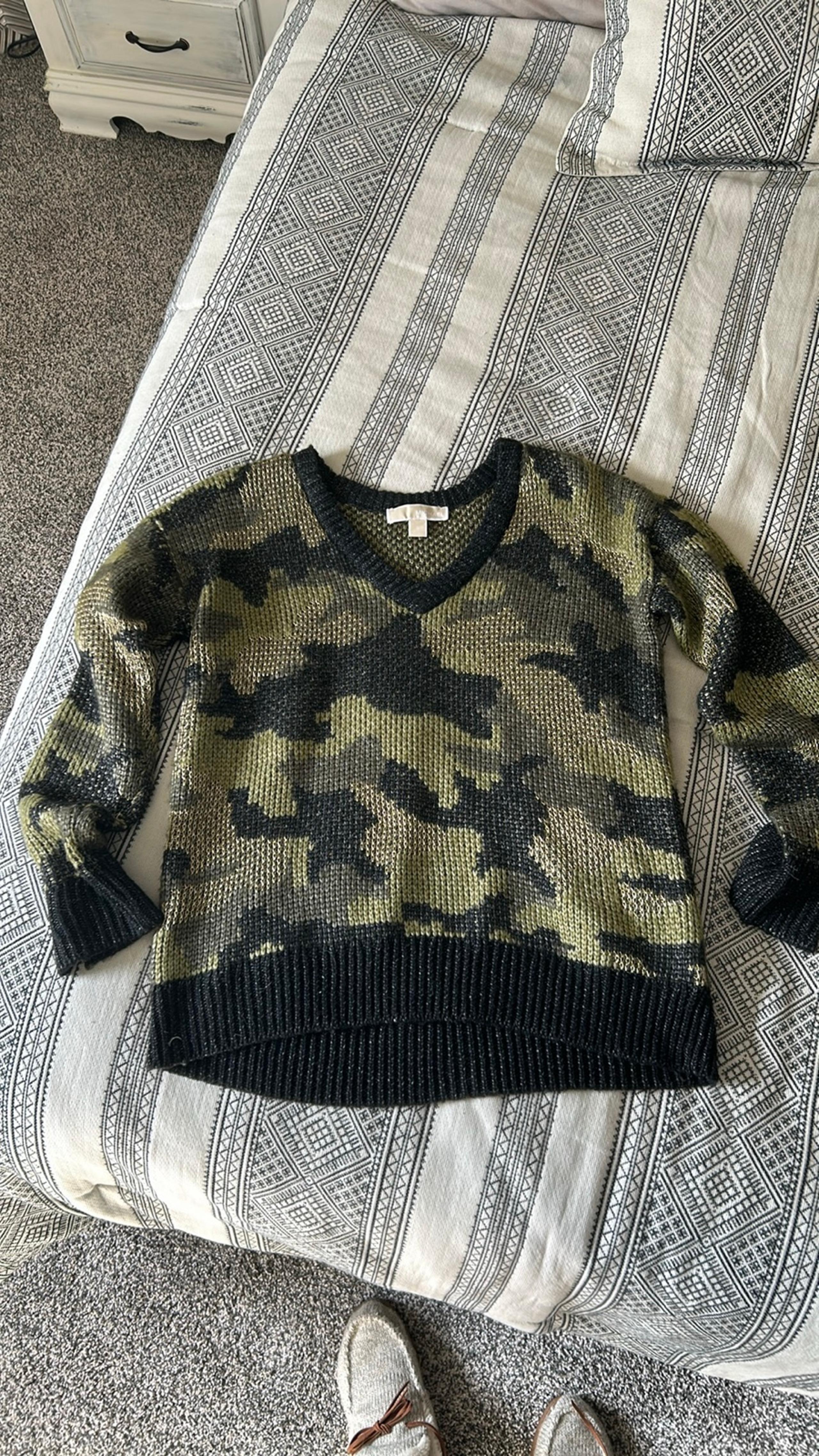 Michael kors camo sweater