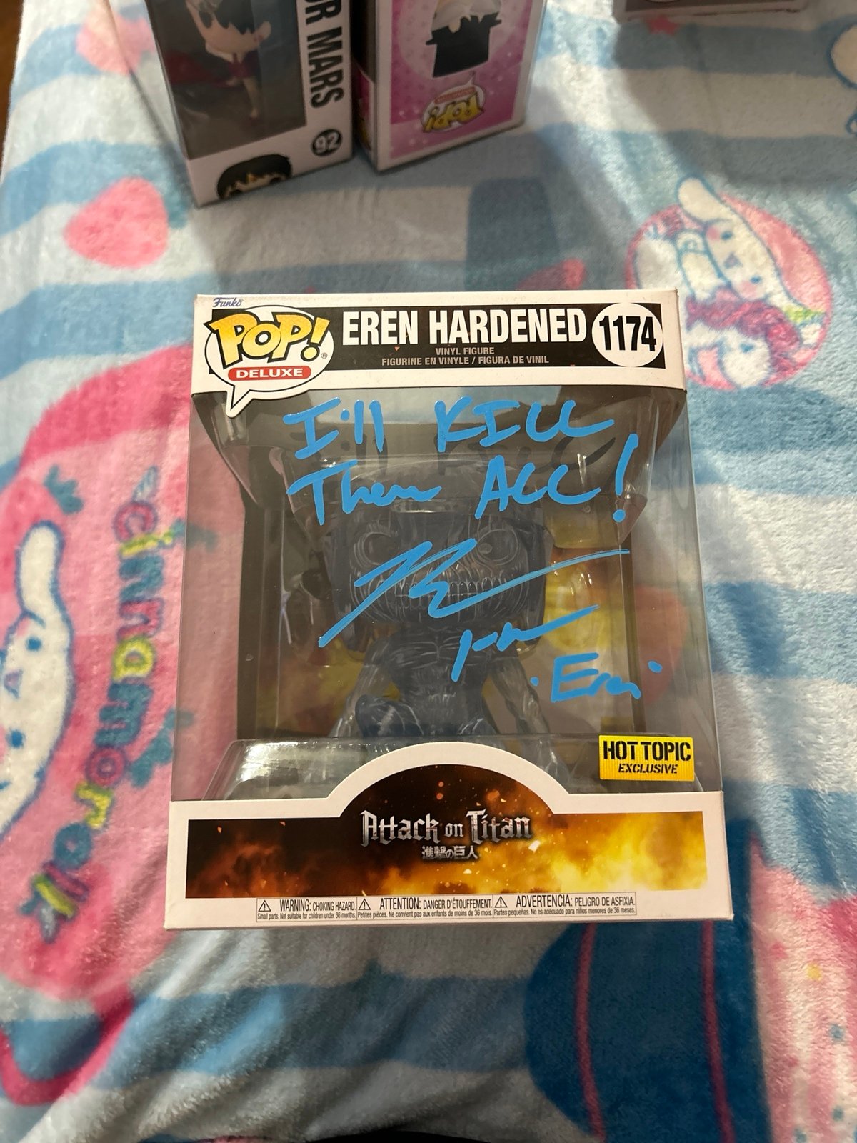 Signed Eren Jaeger Funko Pop