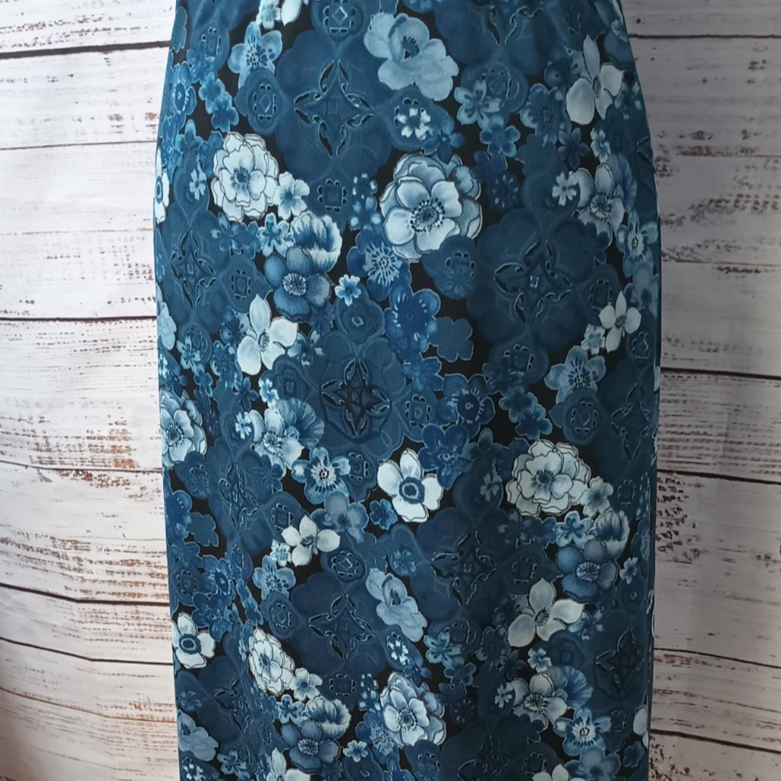 Exact Change Y2K Slip Floral Skirt Ruffled Hem SzM