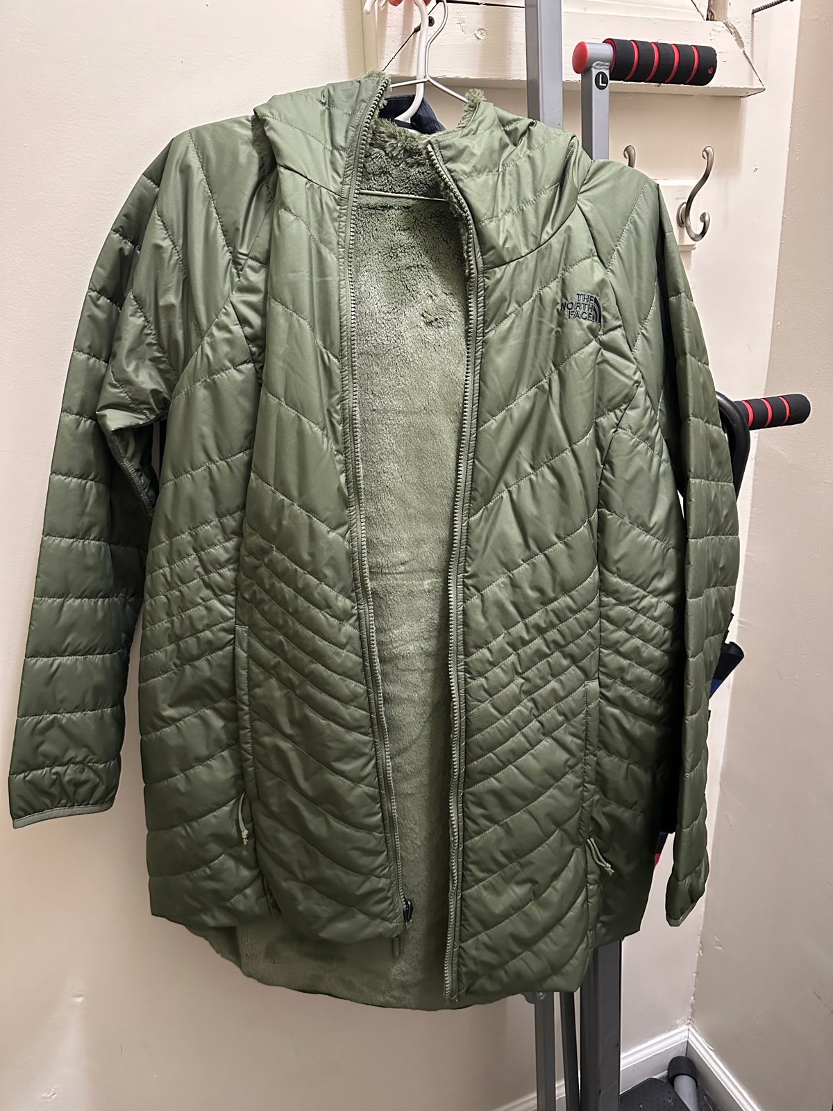 Northface fur jacket