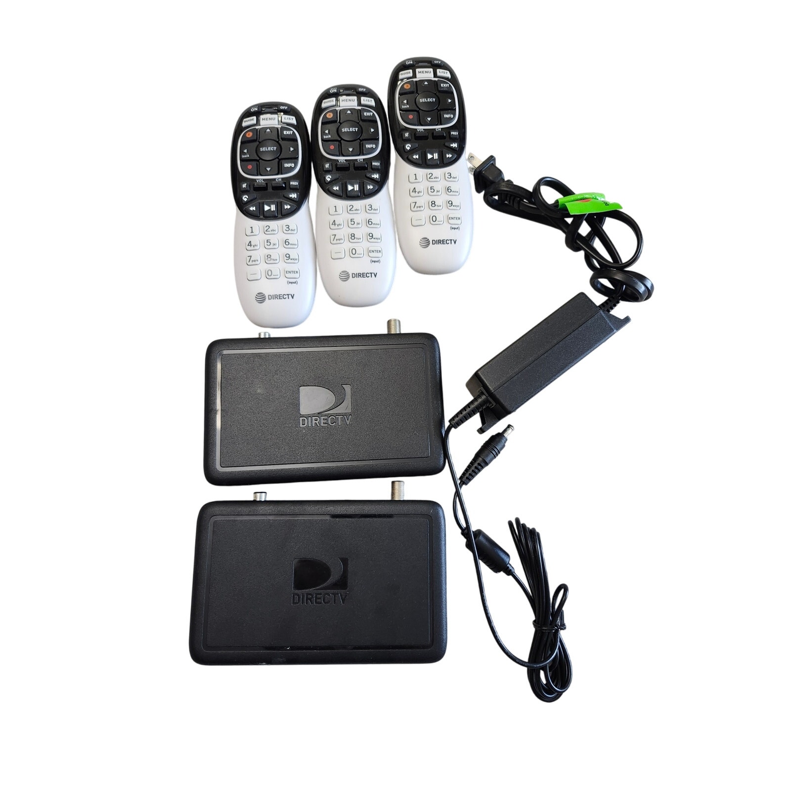 3 DIRECTV C41W-100 Genie Mini Advanced Whole Home Satellite Receivers Remotes