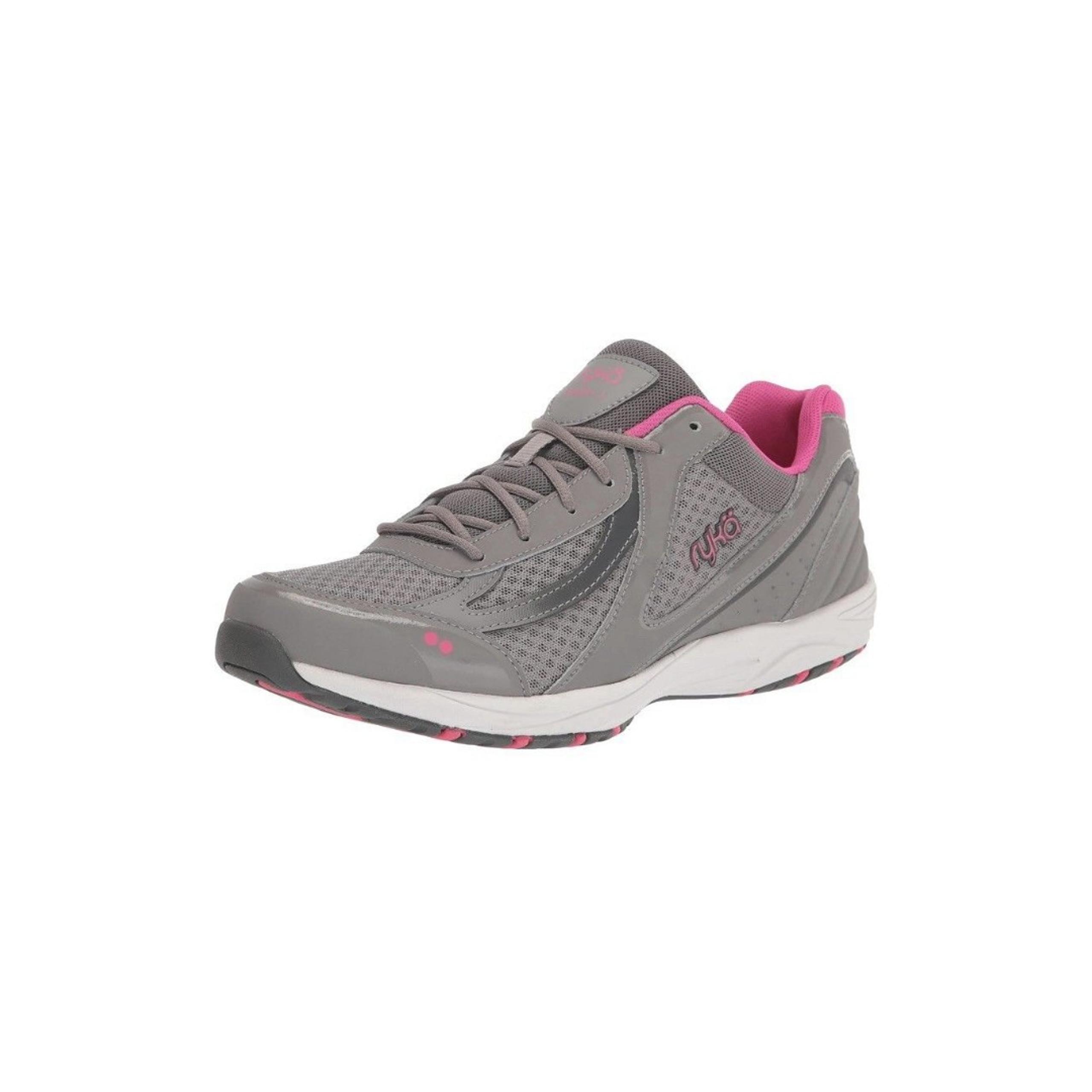 Ryka Dash 3 Women’s Walking Shoes Size 11M Gray Pink Comfort Athletic Sneaker