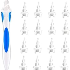 17pc Ear Wax Removal Tool with 16 pliable Tips & case LOT of 10