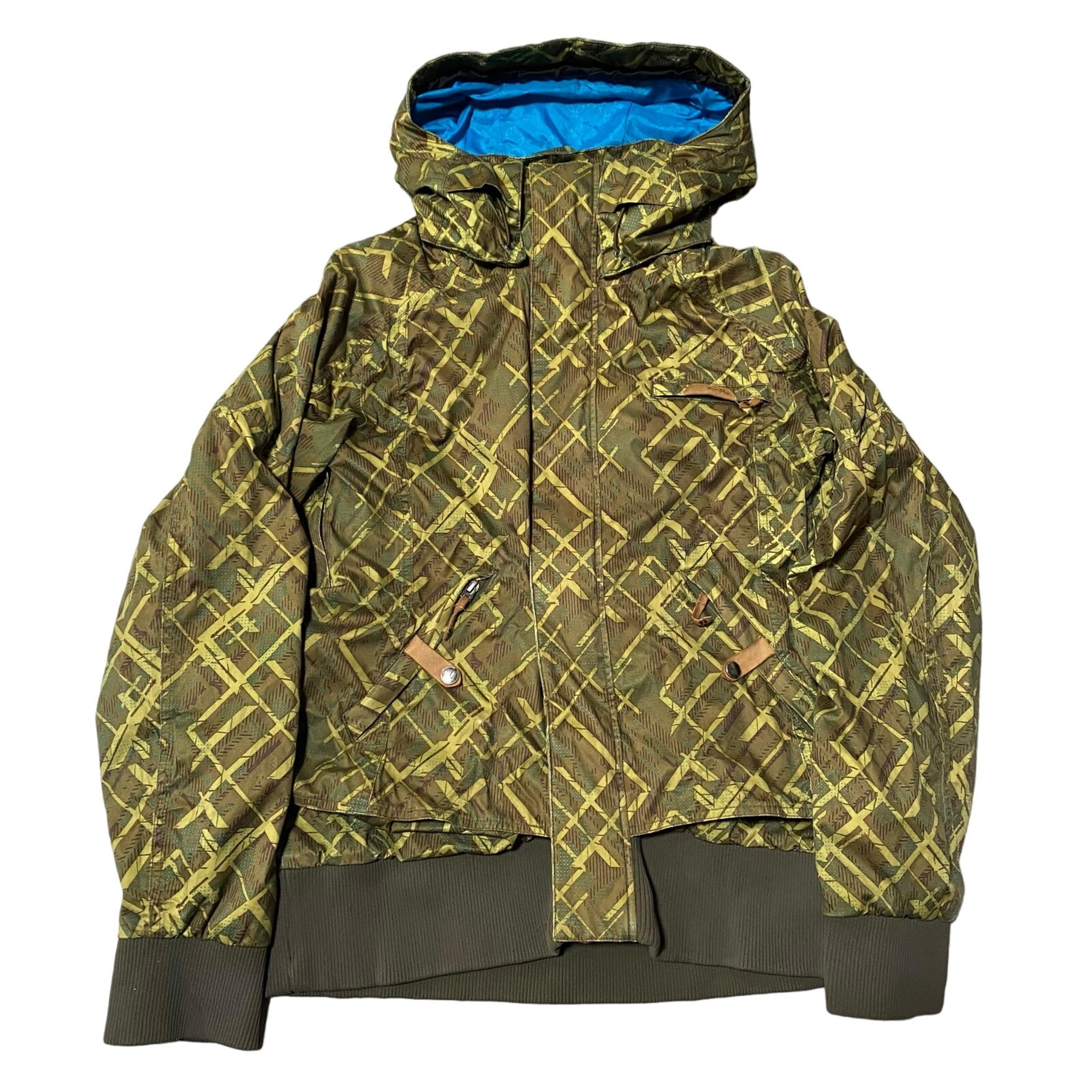 Oakley Women’s Green Hooded Insulated Ski Snowboard Regular Fit Jacket Medium
