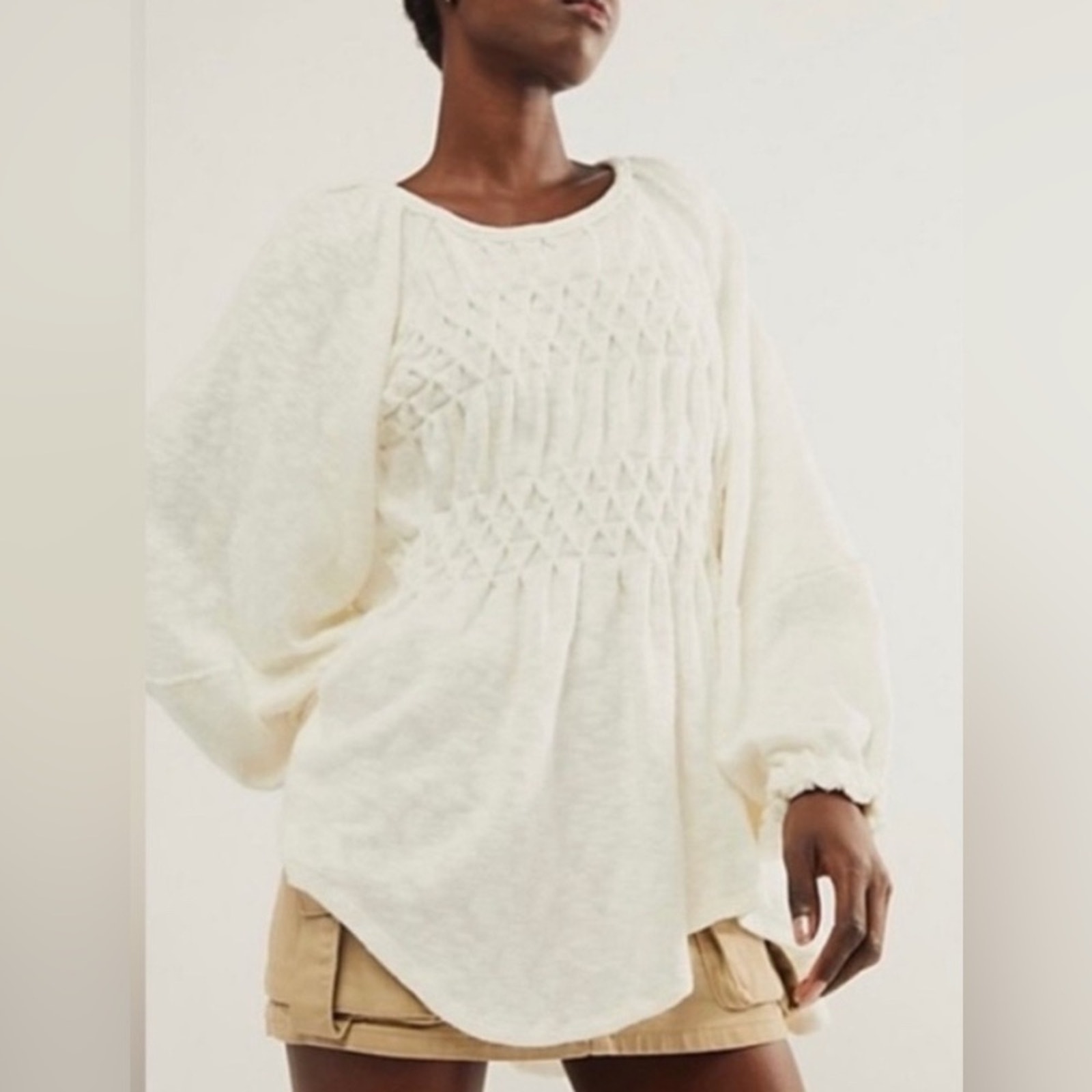We The Free Snowbell Babydoll Top Size XS/S - NWT