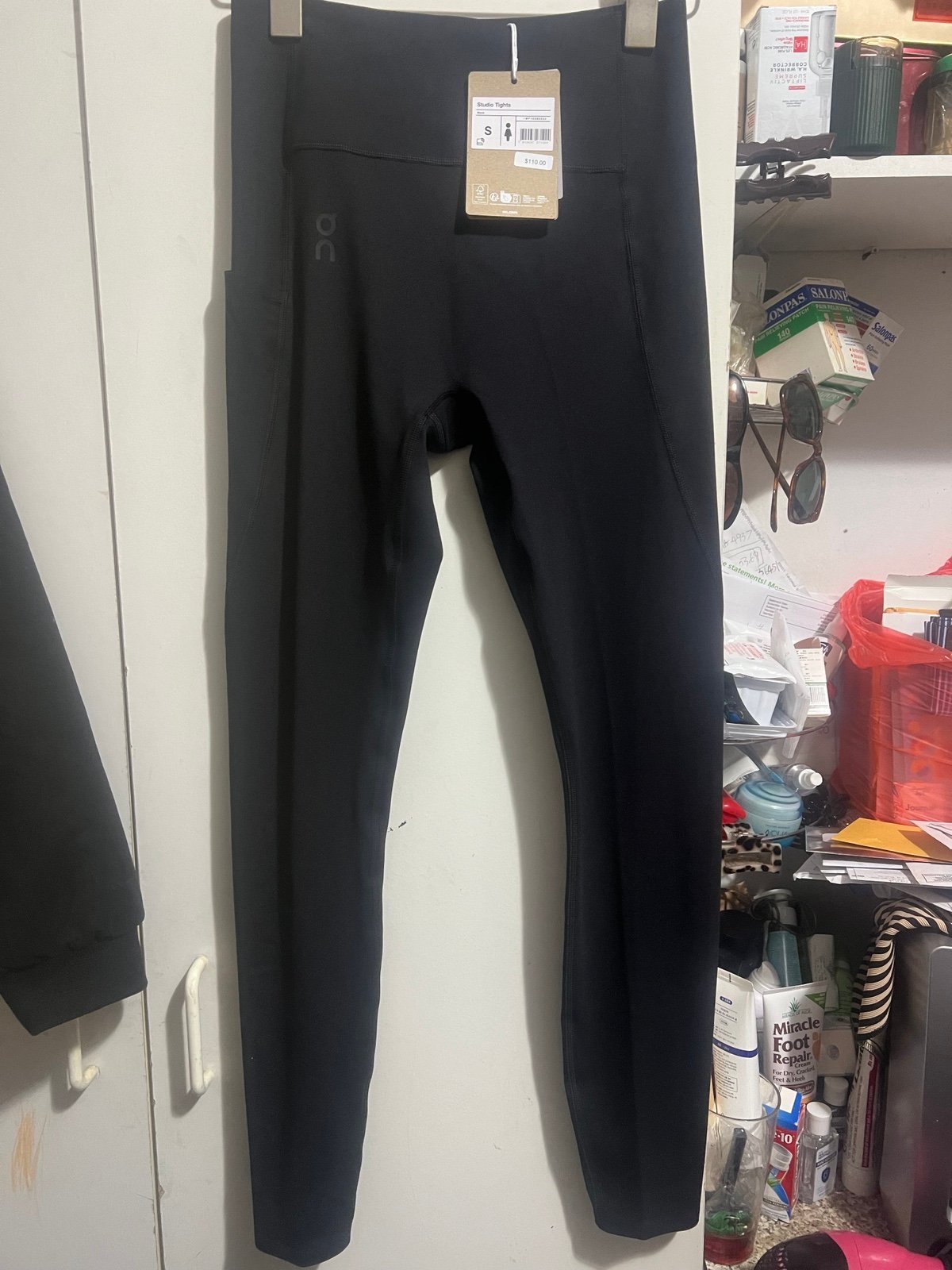 On studio tights black Size S women‘s