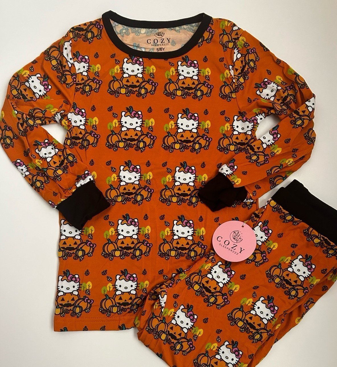 Hello Kitty halloween long sleeve Pajama set