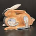 Studio Pottery Masterpiece Ceramic Rabbit Figurine Signed Numbered