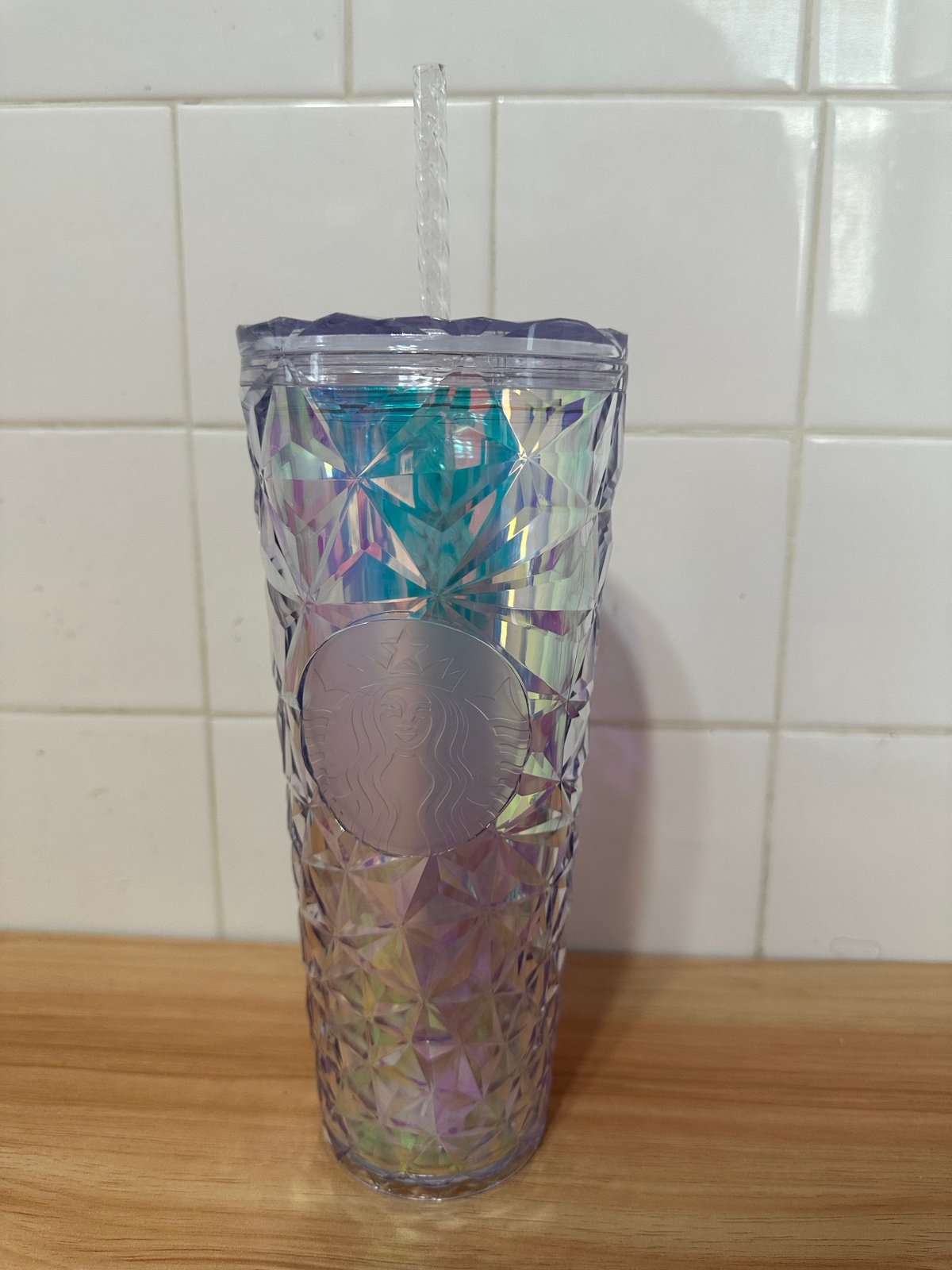 NEW Starbucks iridescent tumbler